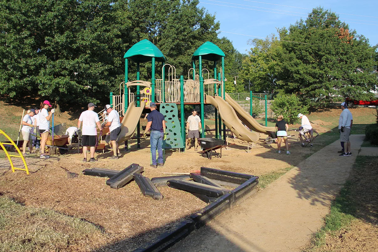 installation and maintanence of the playground equipments