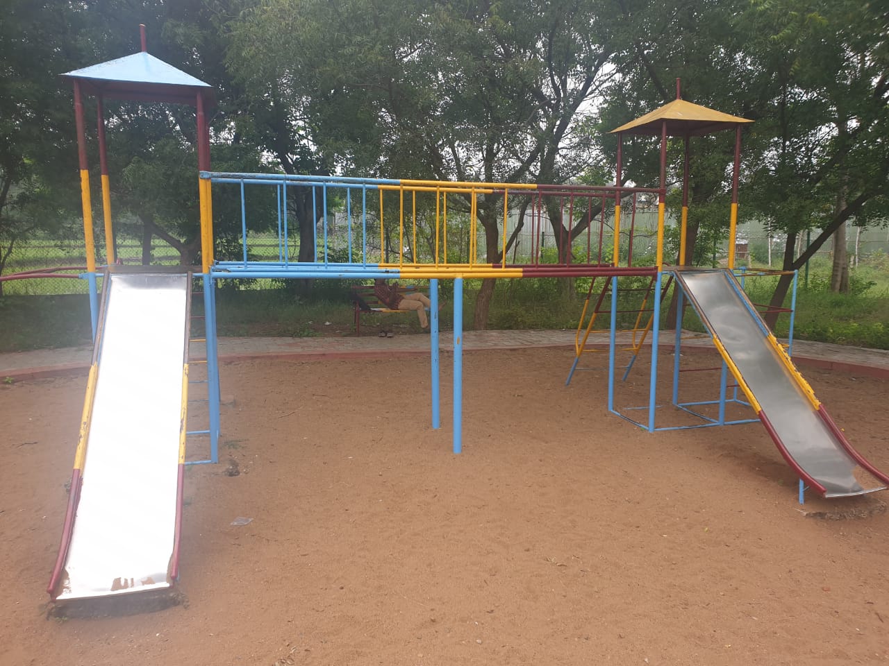 Safe circus equipment for outdoor play