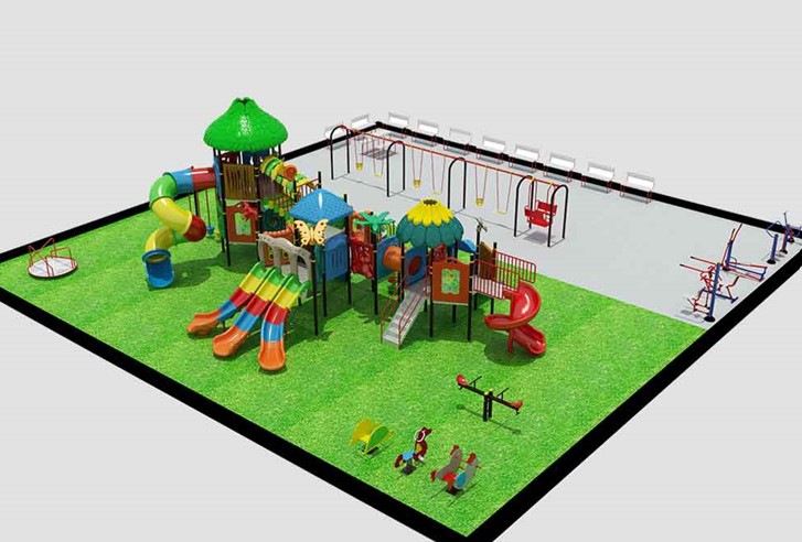 plan for the concepts of parks and schools playground equipments