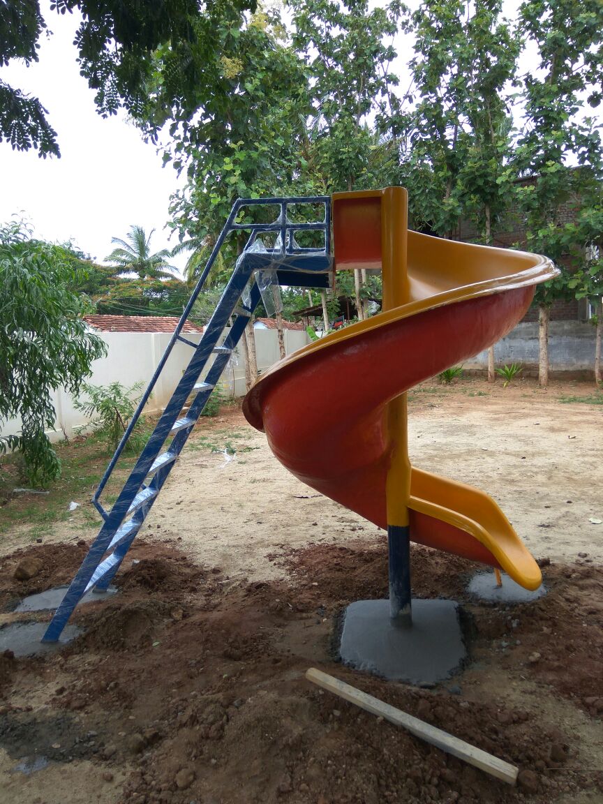 Unique circus playground installations